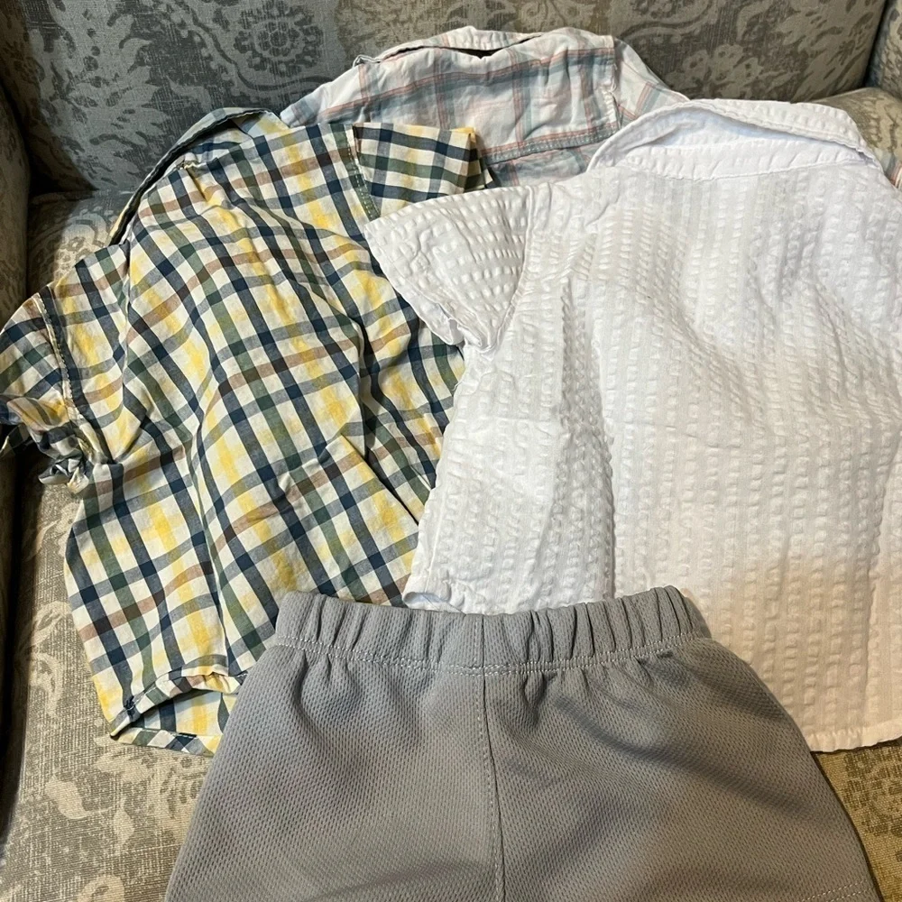 Baby Old Navy Oshkosh Nike Dress Shirt Lot Baby Boys O-3 months Collared onesie